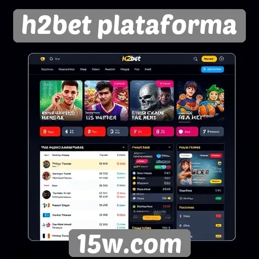 Análise da interface de usuário da h2bet plataforma